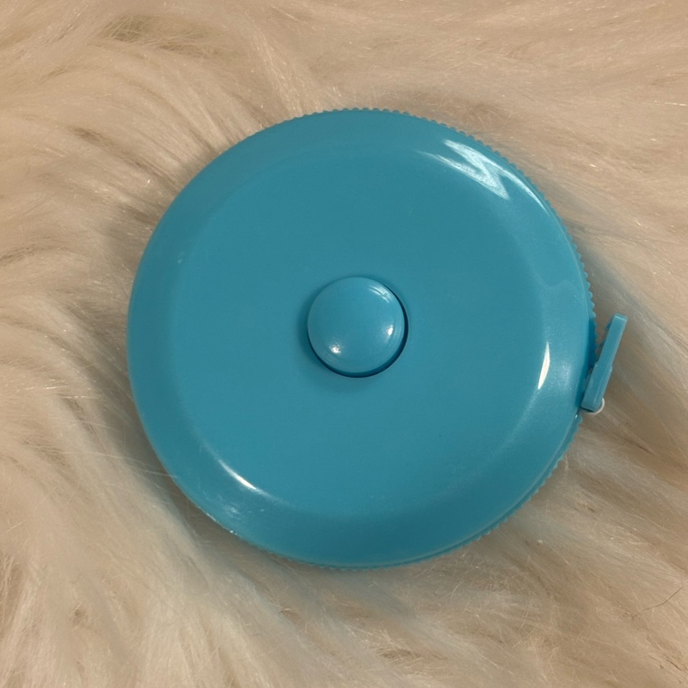 Blue Retractable Tape Measure